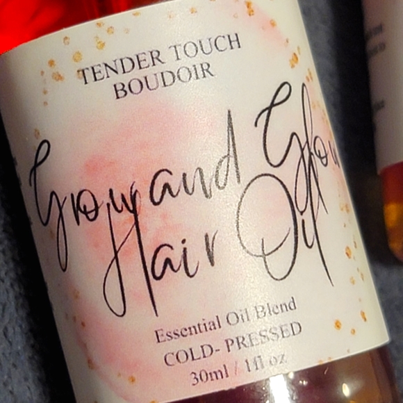 "Grow and Glow Hair Oil" - Picture 2 of 6